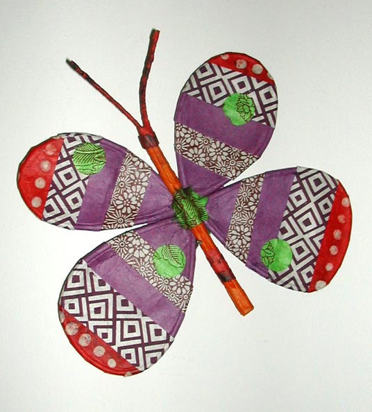 papillon en papier népalais