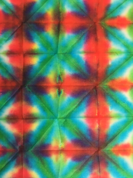 libellule en fil de fer et papier teinté